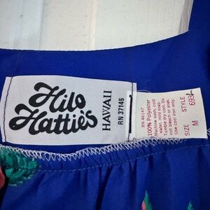 Hilo Hattie Blue Maxi Dress